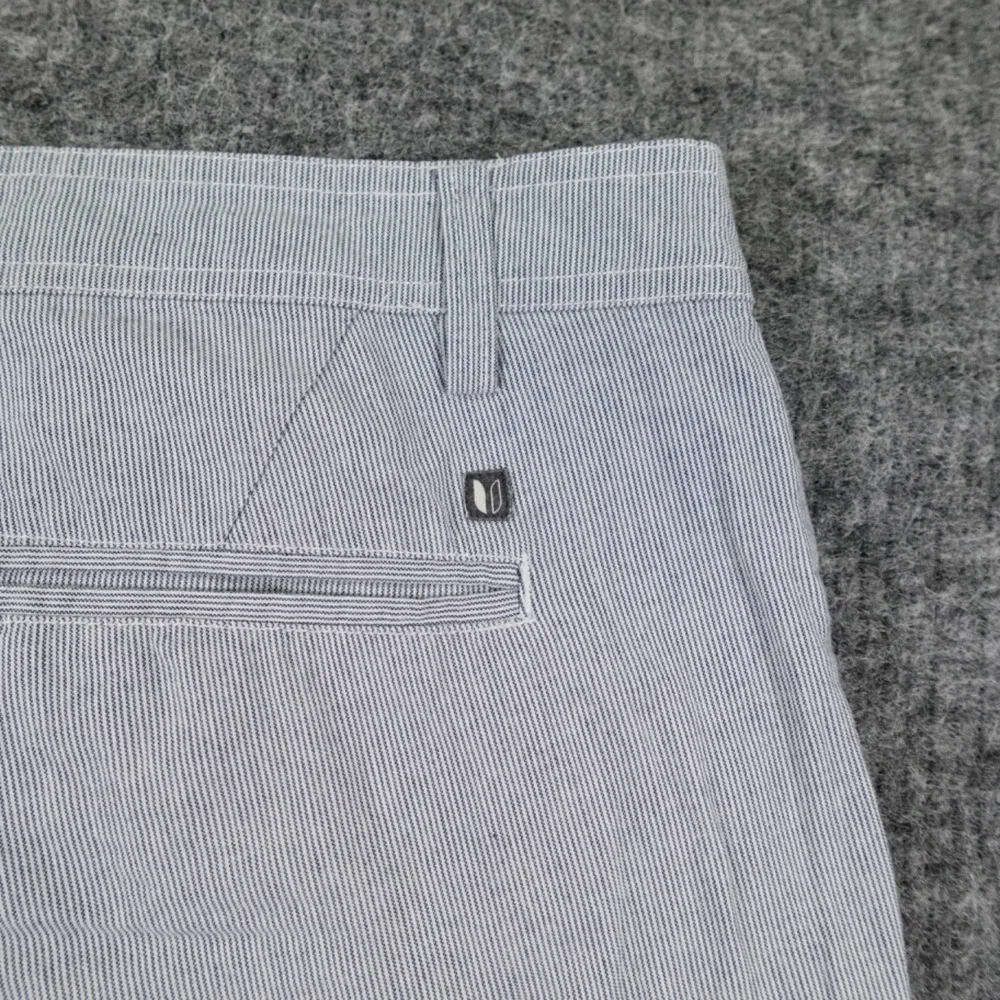 Linksoul Pants Mens 38 Blue‎ White Pinstripe Chinos Cotton Blend Light (40X31)